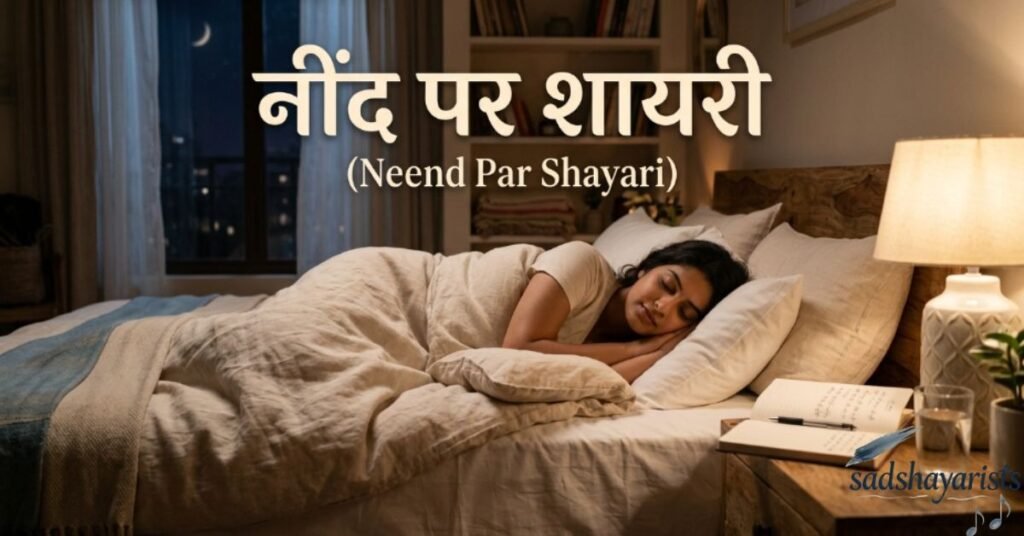 Neend Par Shayari
