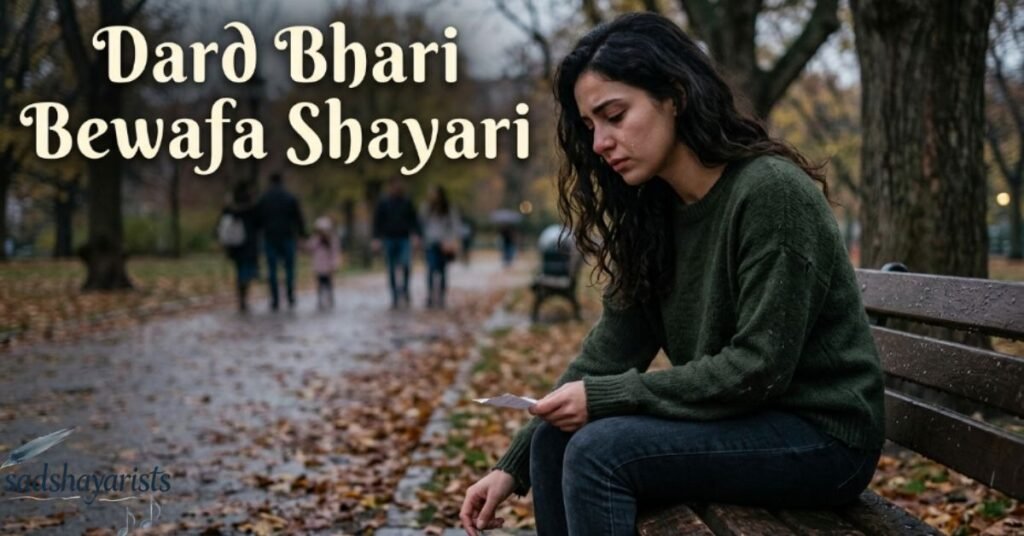 Dard Bhari Bewafa Shayari