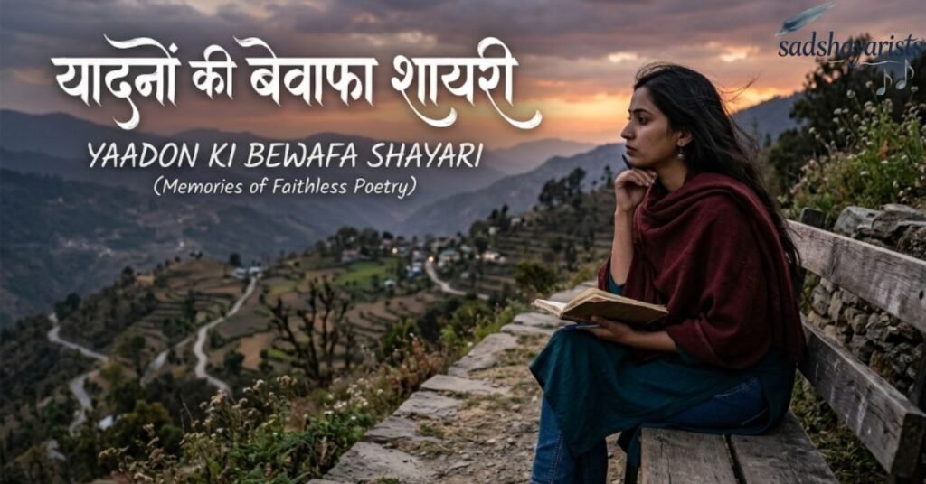 Yaadon Ki Bewafa Shayari