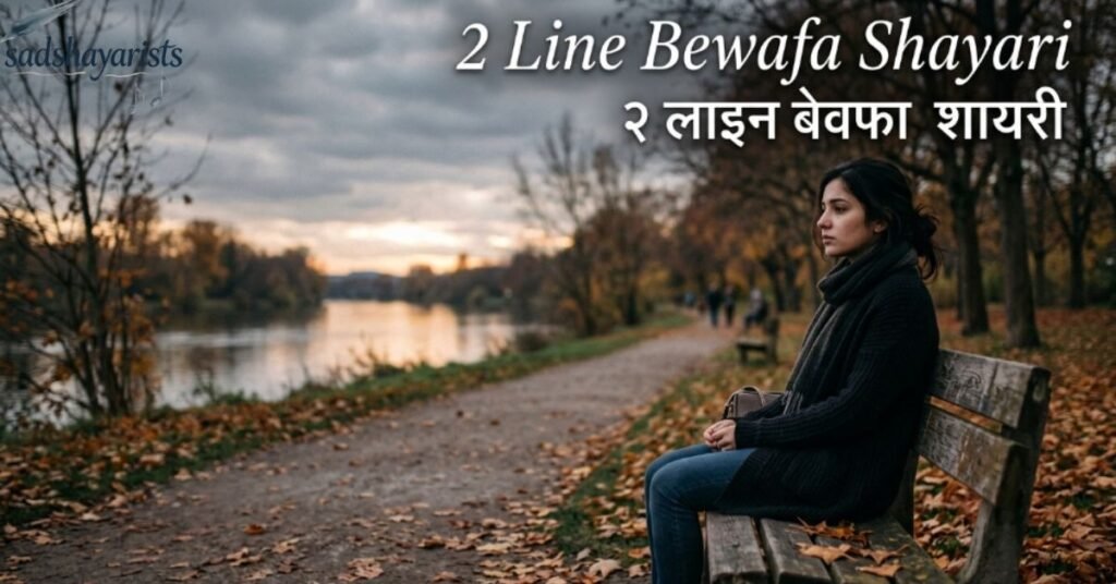 2 Line Bewafa Shayari