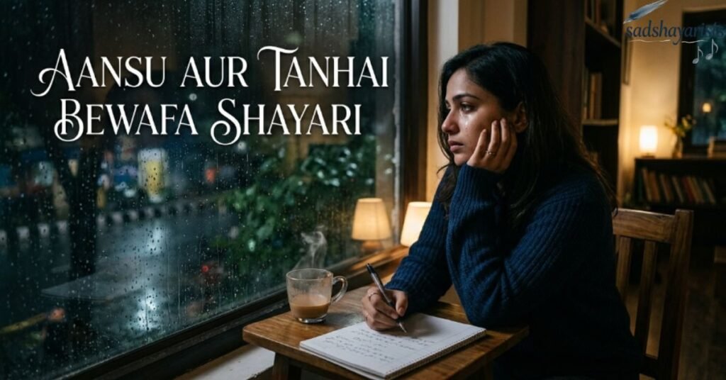 Aansu Aur Tanhai Bewafa Shayari