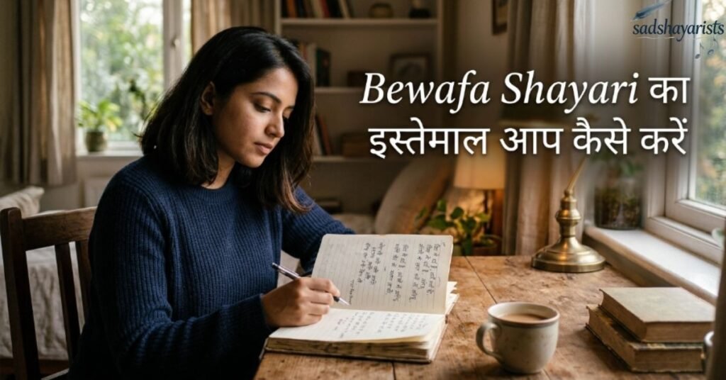 Bewafa Shayari का इस्तेमाल आप कैसे करें