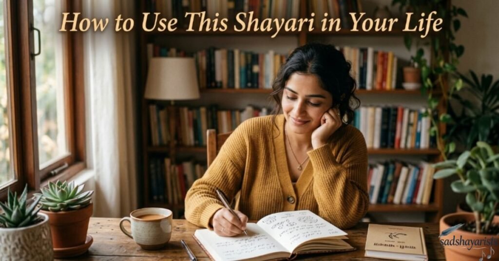 How to Use This Shayari in Your Life