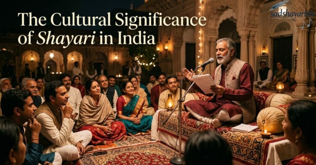The Cultural Significance of Shayari in India