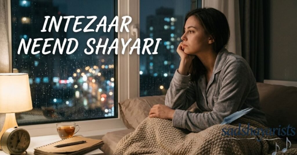 Intezaar Neend Shayari