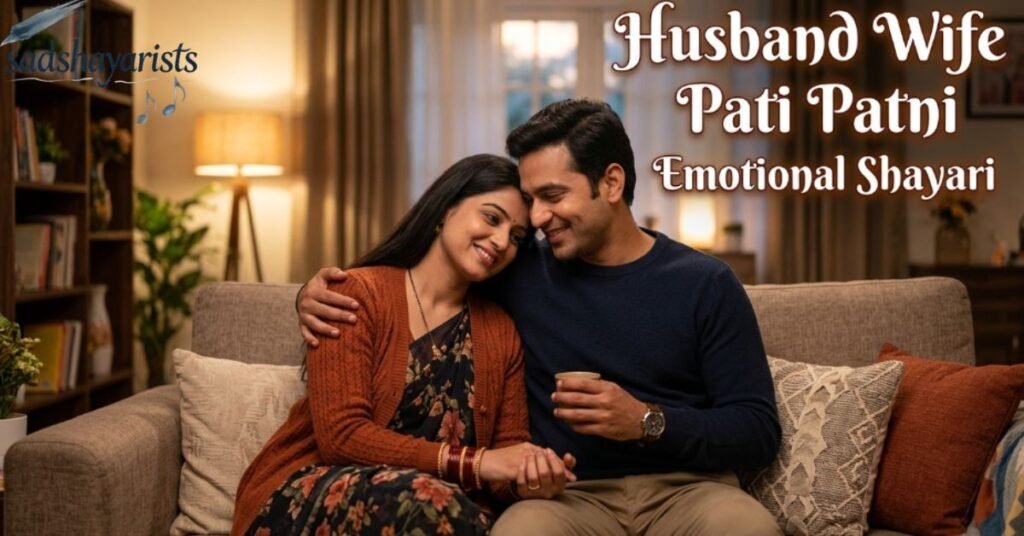 Husband Wife Pati Patni Emotional Shayari