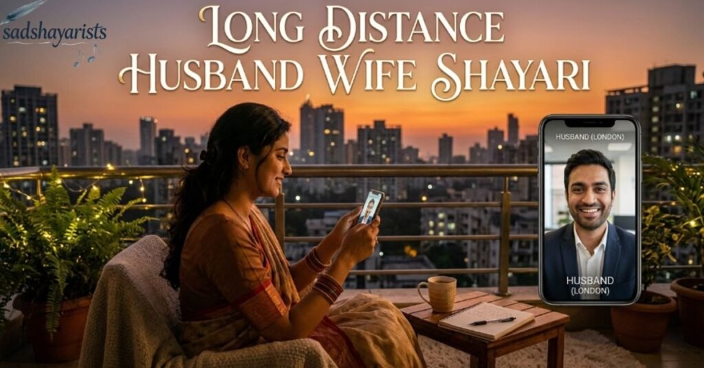 Long Distance Husband Wife Shayari