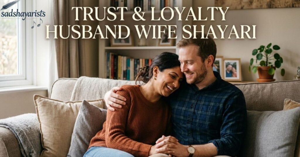 Trust & Loyalty Husband Wife Shayari