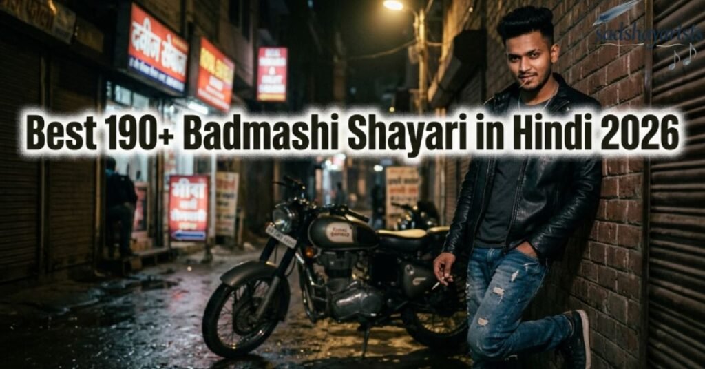 Best 190+ Badmashi Shayari in Hindi 2026
