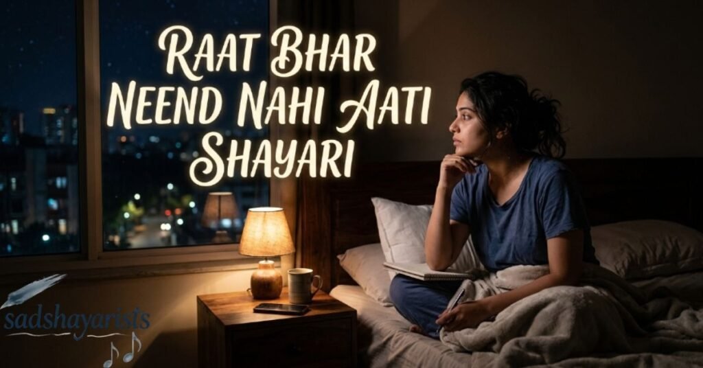 Raat Bhar Neend Nahi Aati Shayari