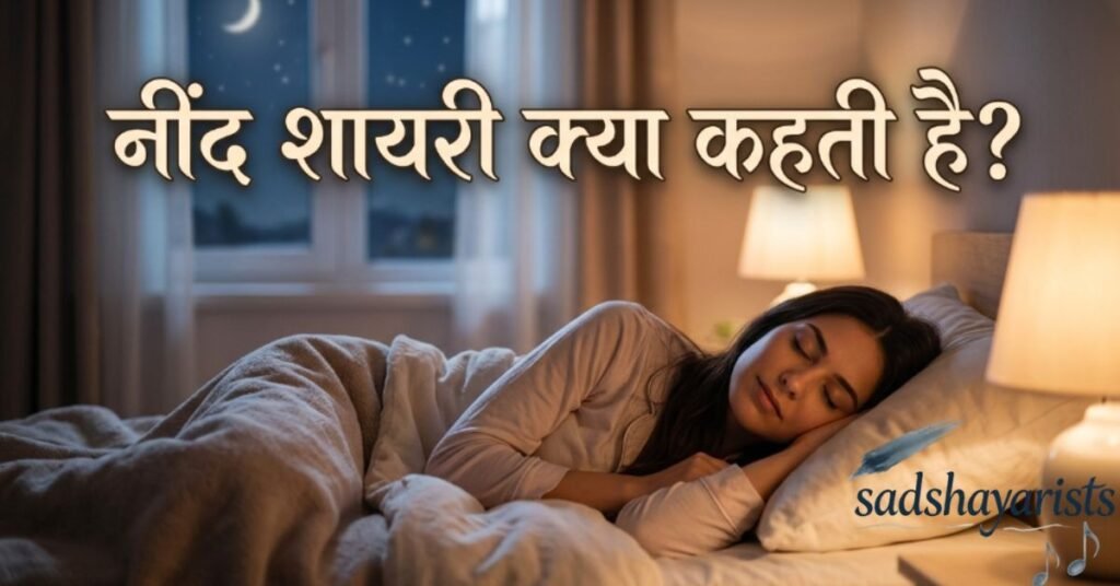 नींद शायरी क्या कहती है?