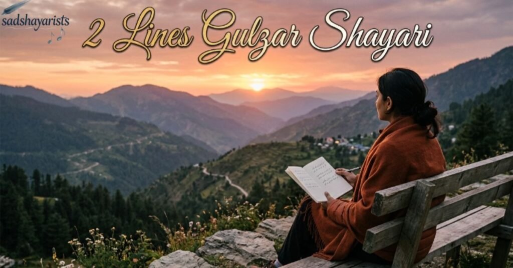 2 Lines Gulzar Shayari