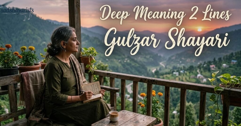 Deep Meaning 2 Lines Gulzar Shayari