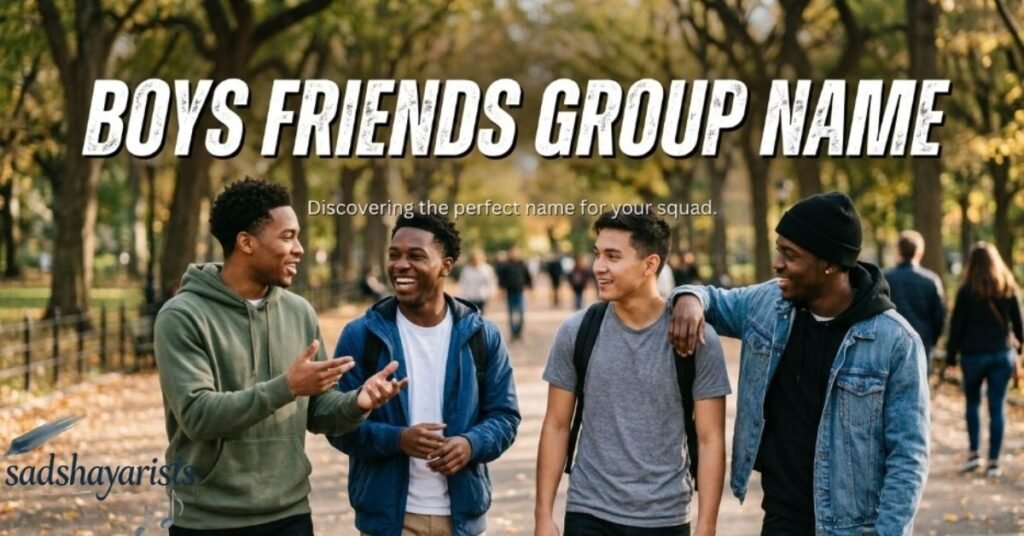 Boys Friends Group Name