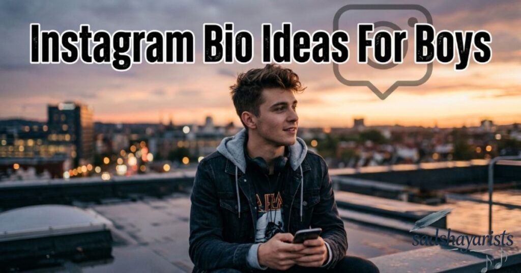 Instagram Bio Ideas For Boys