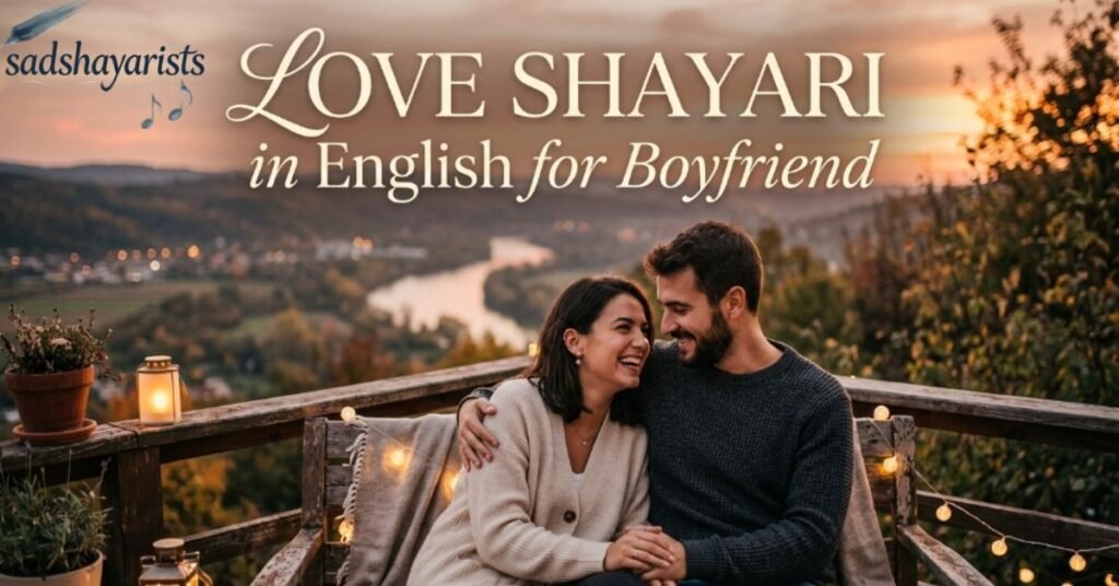 Love Shayari in English for Boyfriend