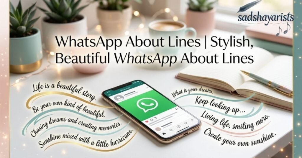 Beautiful WhatsApp About Lines
