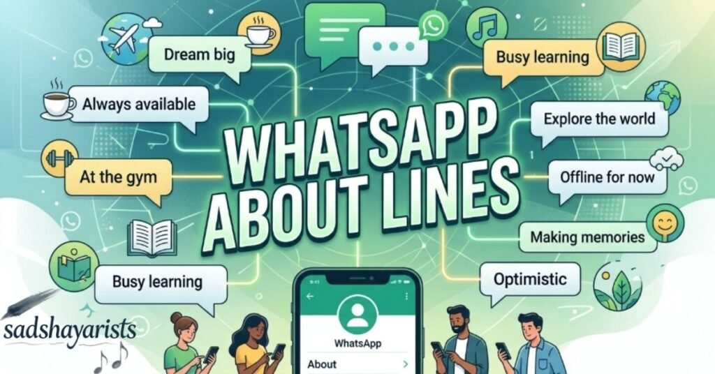 WhatsApp About Lines