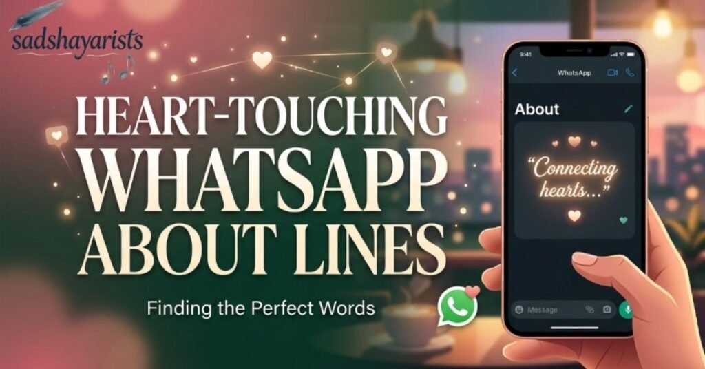 Heart-Touching WhatsApp About Lines