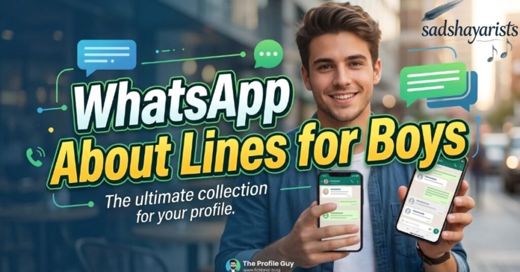 WhatsApp About Lines for Boys