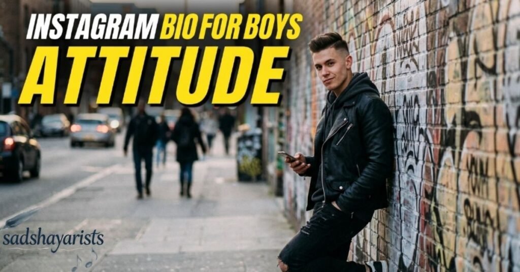Instagram Bio For Boys Attitude