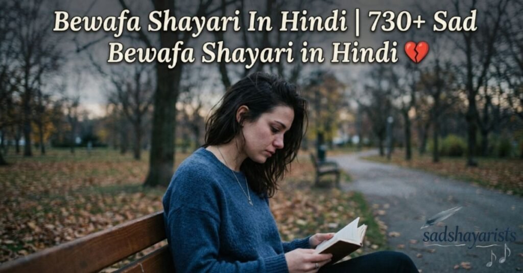 Bewafa Shayari In Hindi, English | 730+ दर्द भरी बेवफ़ा शायरी हिंदी में 💔