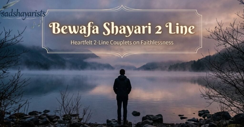 Bewafa Shayari 2 Line
