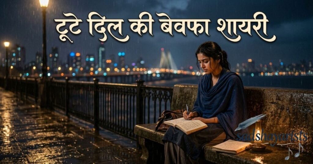 टूटे दिल की बेवफा शायरी