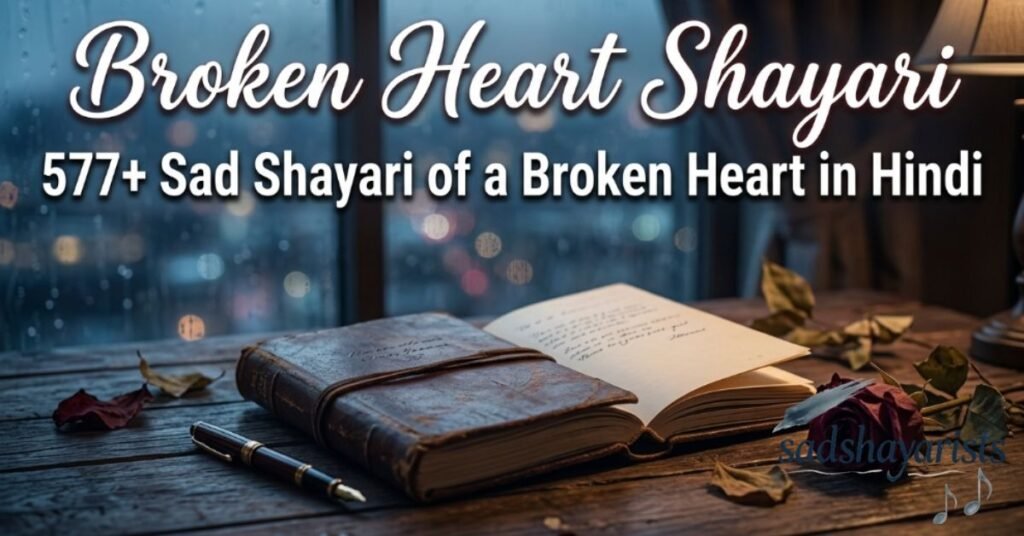 Broken Heart Shayari | 577+ टूटे दिल की दर्द भरी शायरी हिंदी में