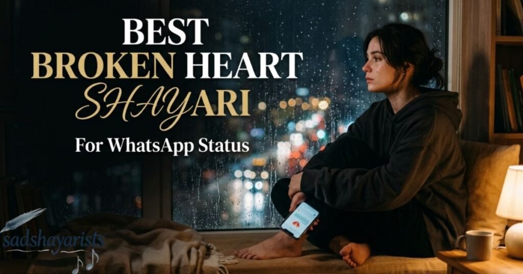 Best Broken Heart Shayari For WhatsApp Status