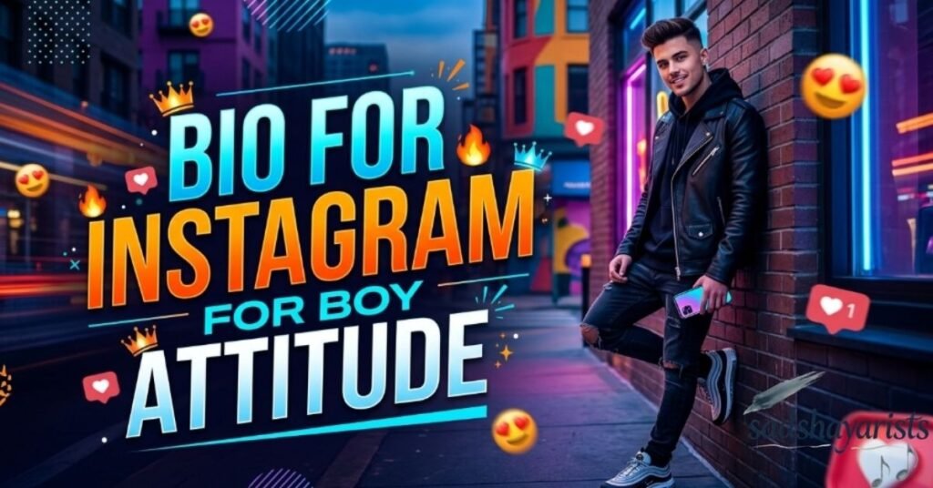 Bio For Instagram For Boy Attitude