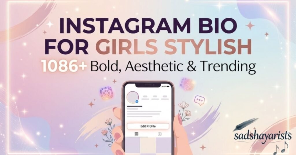 Instagram Bio For Girls Stylish | 1086+ Bold, Aesthetic & Trending