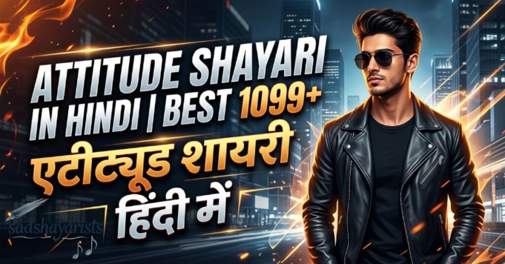 Attitude Shayari In Hindi | Best 1099+ एटीट्यूड शायरी हिंदी में