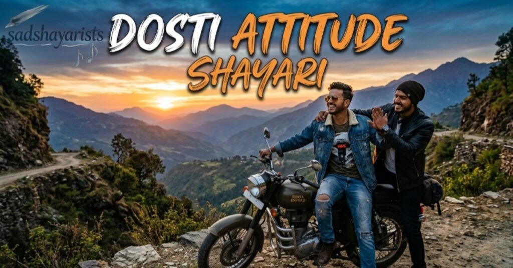 Dosti Attitude Shayari