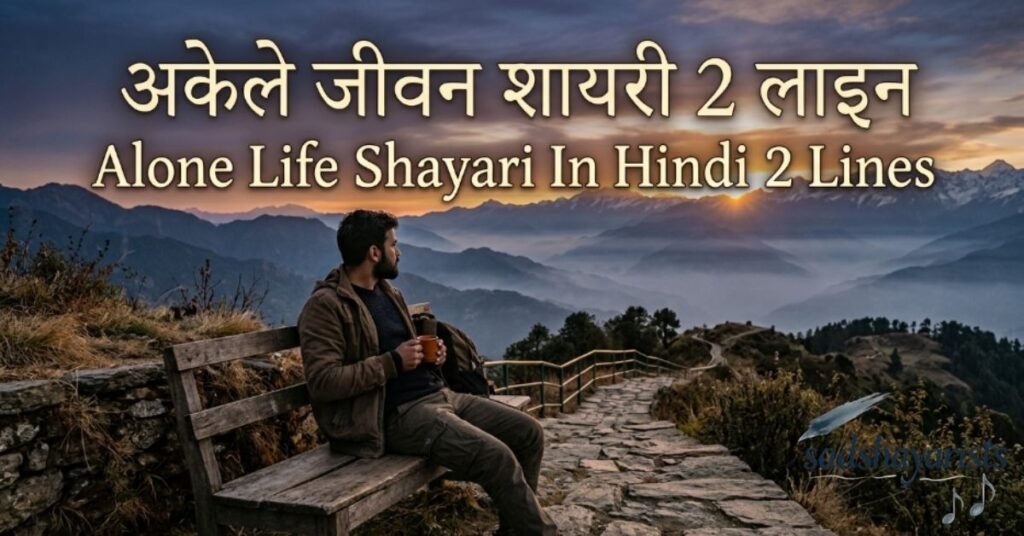 Alone Life Shayari In Hindi 2 Lines