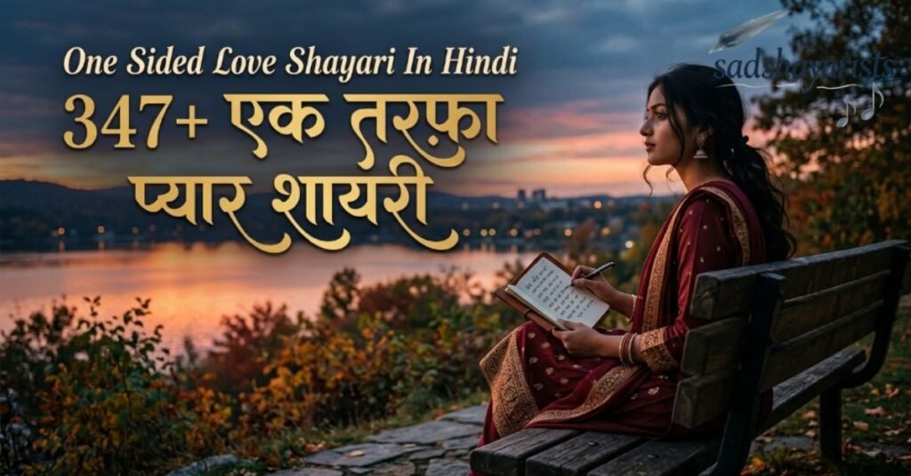 One Sided Love Shayari In Hindi | 347+ एक तरफ़ा प्यार शायरी