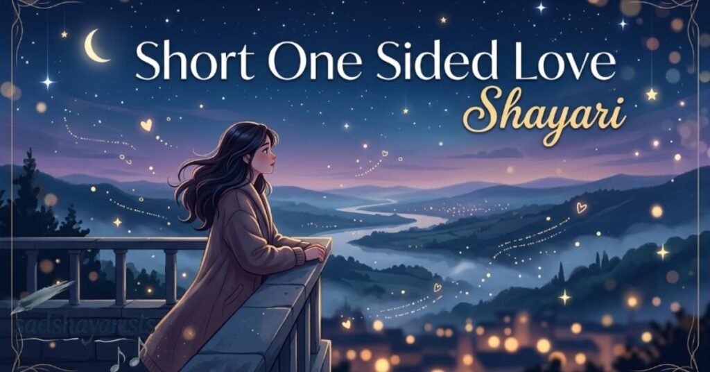 Short One-Sided Love Shayari