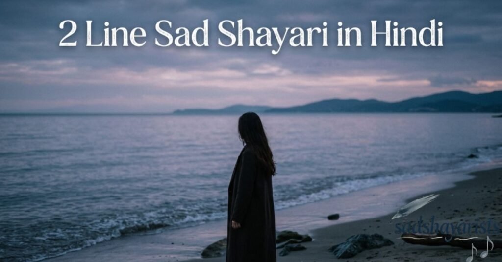 2 Line Sad Shayari in Hindi
