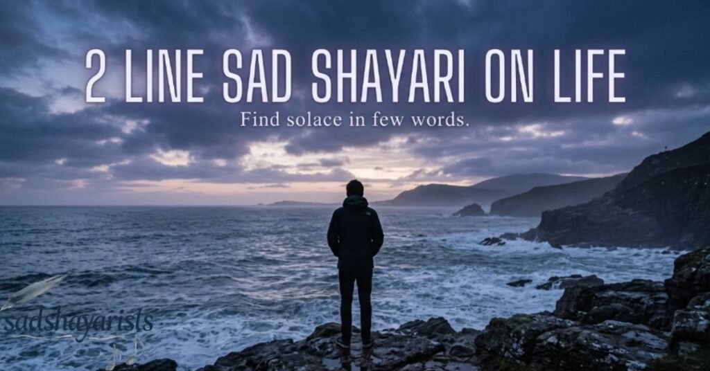Best 2 Line Sad Shayari Collection