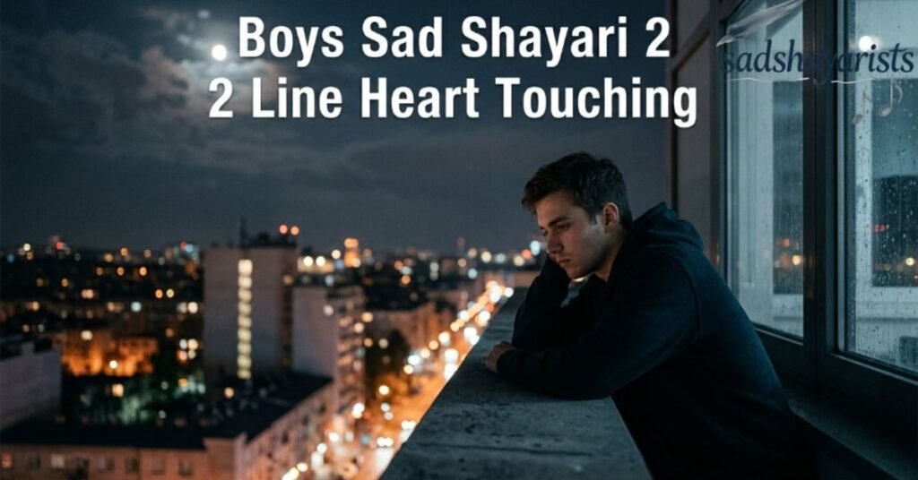 Boys Sad Shayari 2 Line Heart Touching