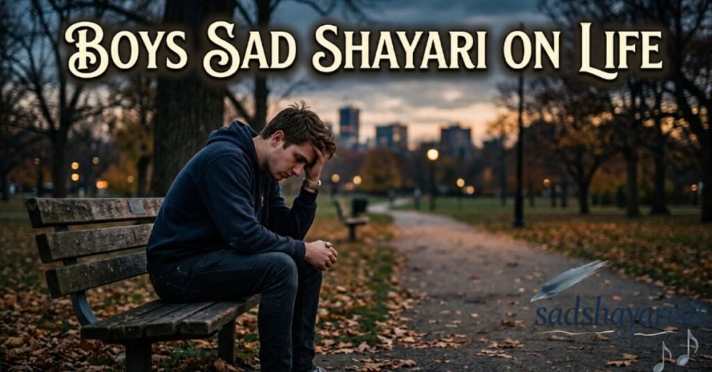 Boys Sad Shayari on Life