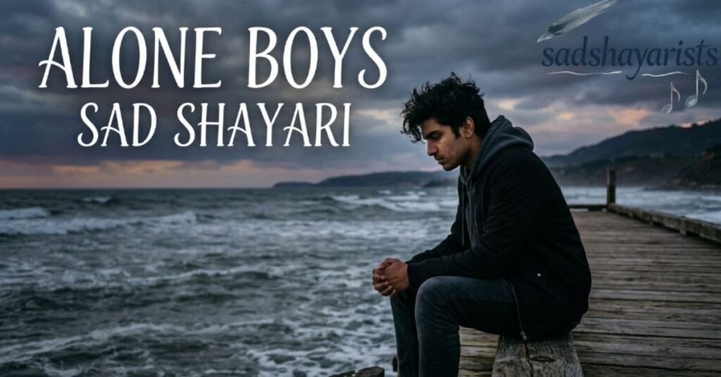 Alone Boys Sad Shayari