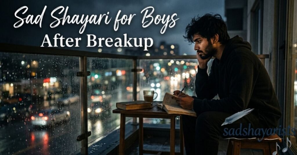 Sad Shayari for Boys After Breakup