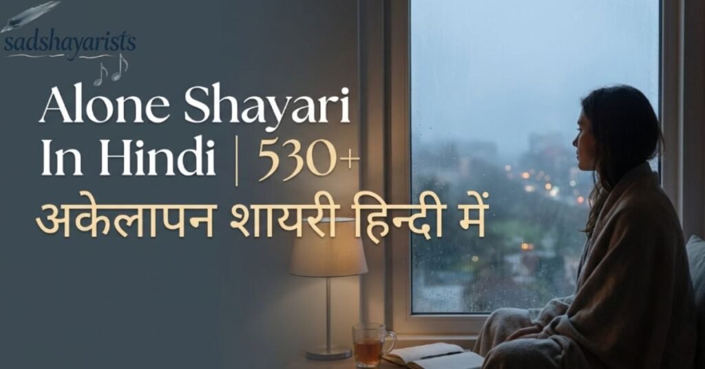 Alone Shayari In Hindi, English | 530+ अकेलापन शायरी हिन्दी में
