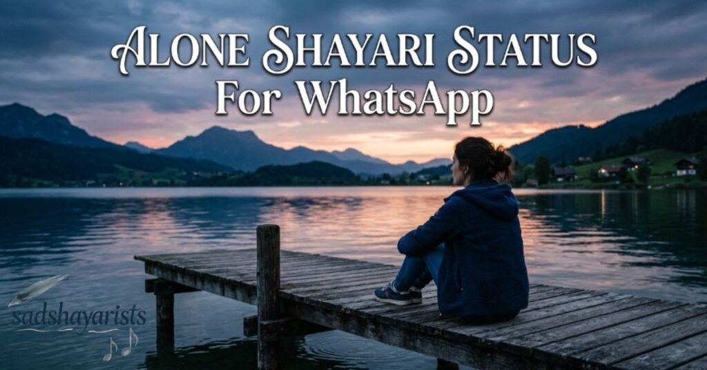 Alone Shayari Status For WhatsApp