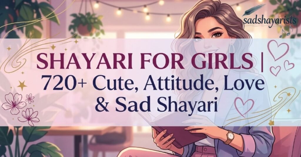 Shayari For Girls | 720+ Cute, Attitude, Love & Sad Shayari